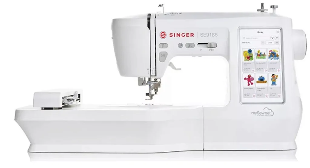 Máquina de Bordado e Costura Singer SE9185 Com Wifi Bivolt